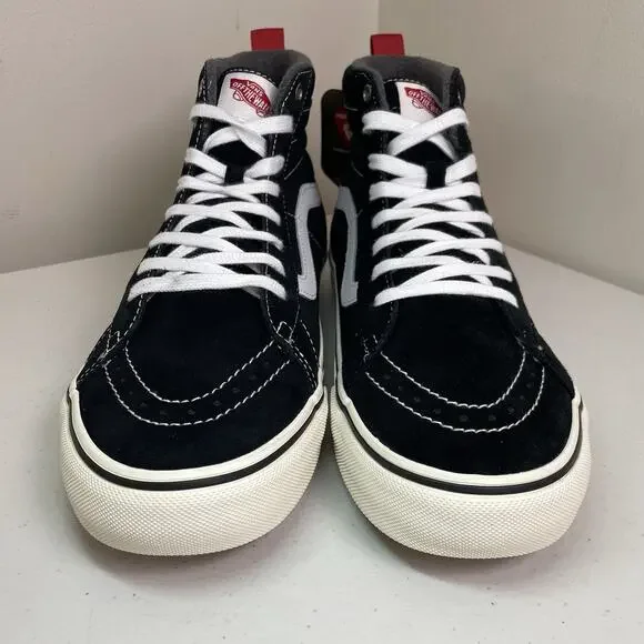Vans MTE Men’s Size 10.5 Shoes Sk8 Hi Black White Boots New with Tags Cold Lined - Picture 5 of 10